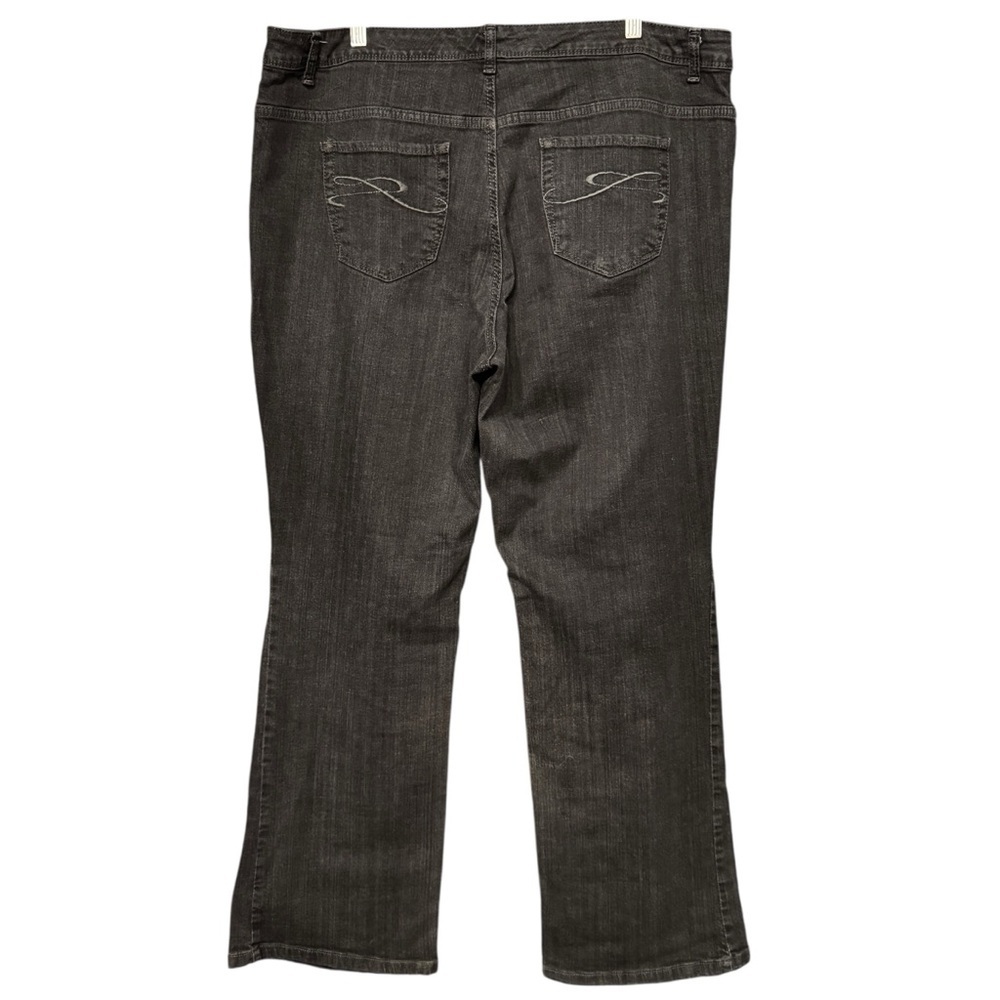 Style & Co Woman 20W Black Tummy Control Bootcut Plus Size Jeans - Picture 2 of 8